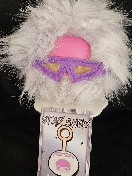Kuwaii Other - nwt Lilisha Star Show- pendat back pocket for Headphones Face and Purple Glasses